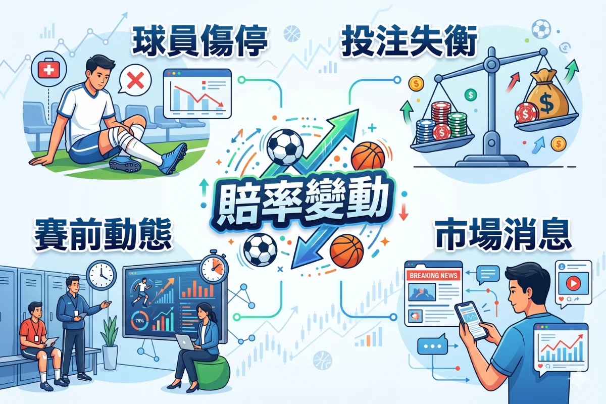 足球賠率為什麼會變動?
