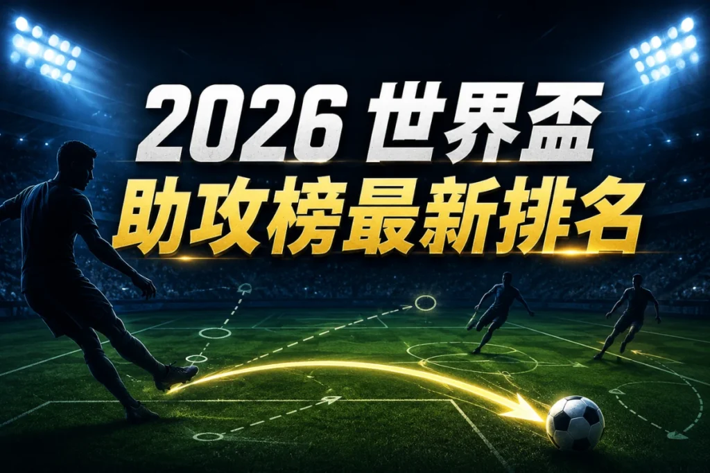 2026 世界盃助攻榜最新排名精選圖,介紹世足助攻榜、球員傳球表現與即時排名更新。