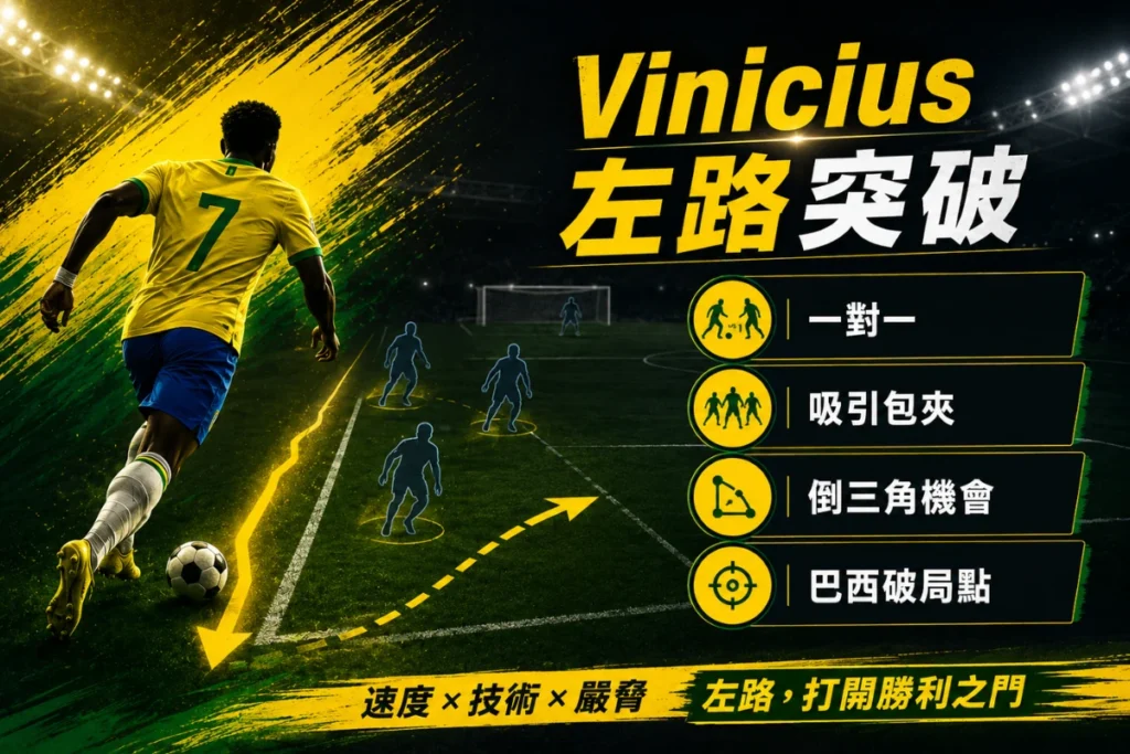 Vinicius 是巴西對海地的重要破局點，左路突破可能牽動海地防線。